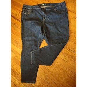 Old Navy skinny dark blue jeans plus size